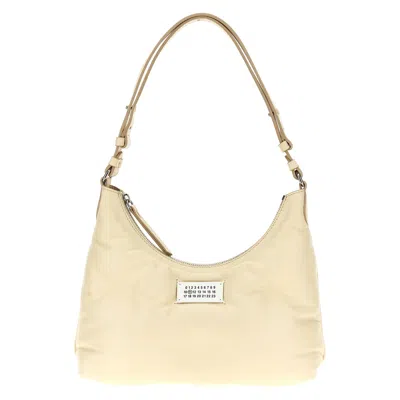 Maison Margiela Glam Slam Hobo Small Shoulder Bag In Neutral