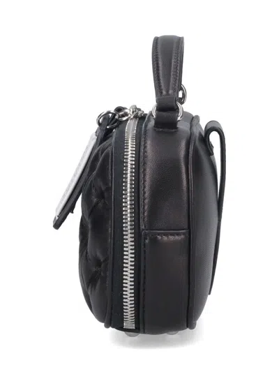 Maison Margiela Glam Slam Leather Handbag In Black