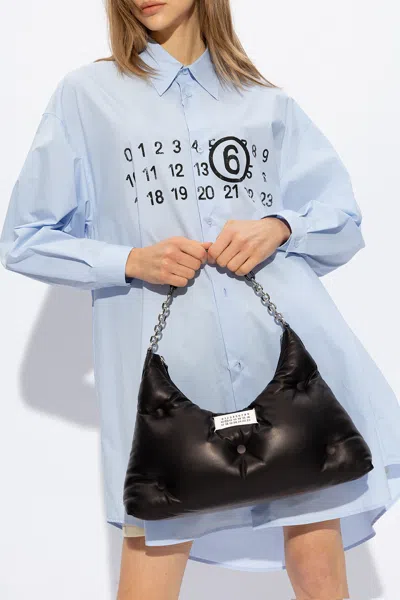 Maison Margiela ‘glam Slam Medium' Shoulder Bag In Black