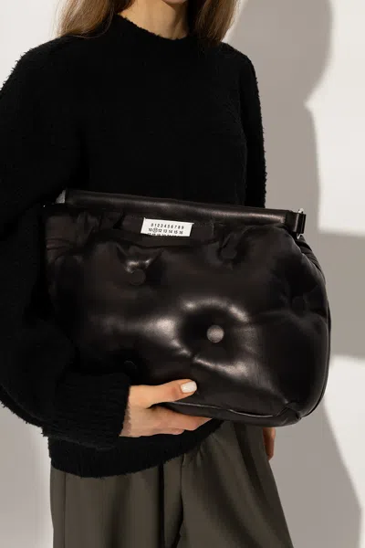 Maison Margiela 'glam Slam Medium' Shoulder Bag In Black