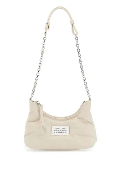 Maison Margiela Glam Slam Micro Hobo Bag In Yellow