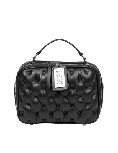 Maison Margiela Glam Slam Padded Medium Tote Bag In Black