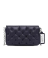 Maison Margiela Glam Slam Quilted Chain Shoulder Bag In Blue