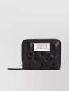 Maison Margiela Glam Slam Quilted Leather Wallet In Black