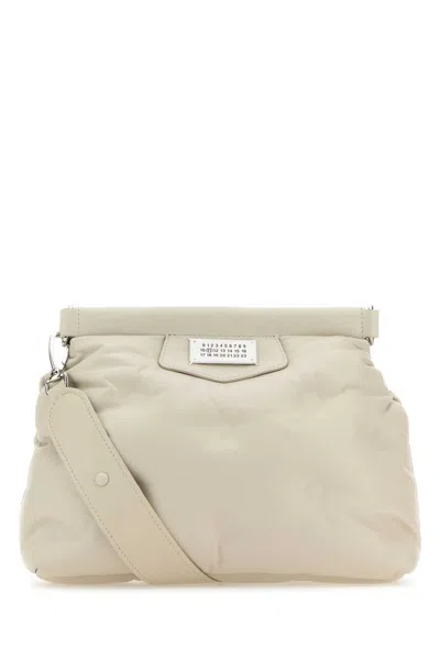 Maison Margiela Small Glam Slam Classique Shoulder Bag In Grey