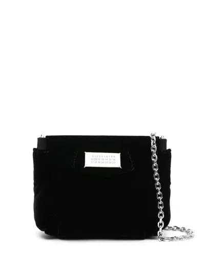 Maison Margiela Glam Slam Red Carpet Mini Cross Body Bag In Black