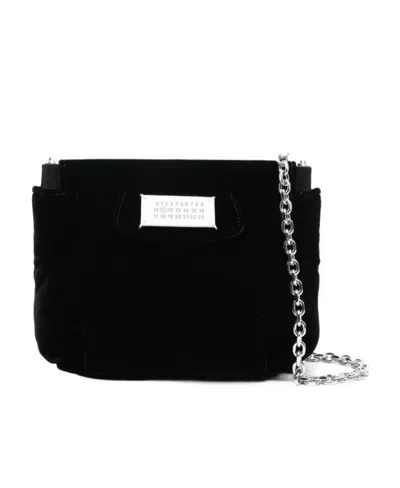 Maison Margiela Glam Slam Red Carpet Mini Cross Body Bag In Black