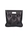 Maison Margiela Quilted Flat Pocket Shoulder Bag In Black