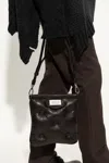 Maison Margiela Glam Slam Leather Crossbody With Adjustable Strap In Black
