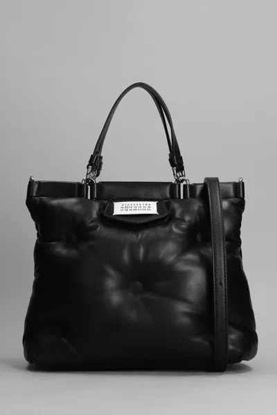 Maison Margiela Glam Slam Shoulder Bag In Black Leather