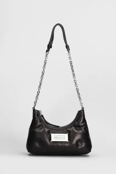 Maison Margiela Glam Slam Shoulder Bag In Black Leather