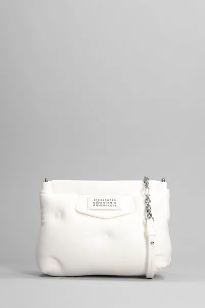 Maison Margiela Glam Slam Clutch In White Leather