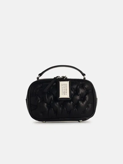 Maison Margiela 'glam Slam' Small Black Leather Crossbody Bag
