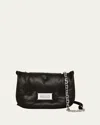 Maison Margiela Glam Slam Small Flap Top-handle Bag In Black