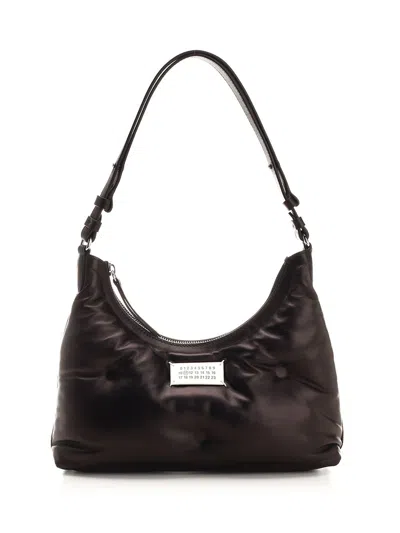 Maison Margiela Glam Slam Small Hobo Bag In Brown