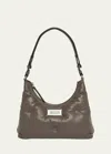 Maison Margiela Glam Slam Small Puffy Leather Shoulder Bag In T2152 Elephant