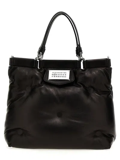 Maison Margiela Glam Slam Shopping Medium In Black