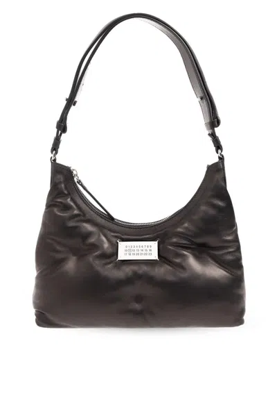 Maison Margiela Glam Slam Small Shoulder Bag In Brown