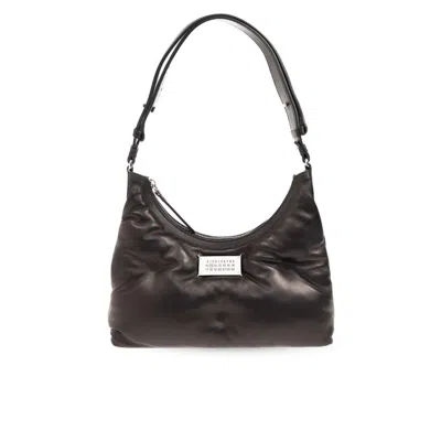 Maison Margiela Glam Slam Small Shoulder Bag In Black