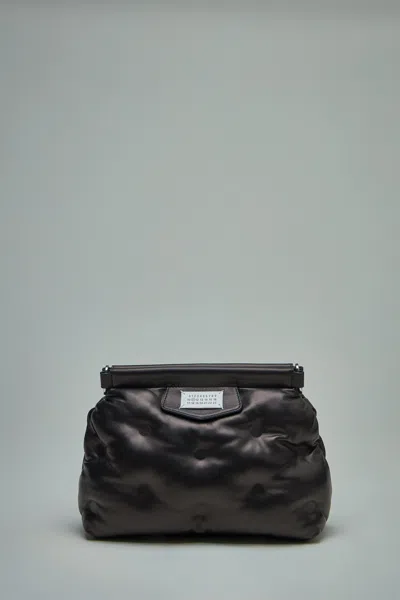 Maison Margiela Glam Slam Small Shoulder Bag In Brown