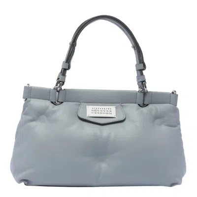 Maison Margiela Glam Slam Small Top Handle Bag In Mist