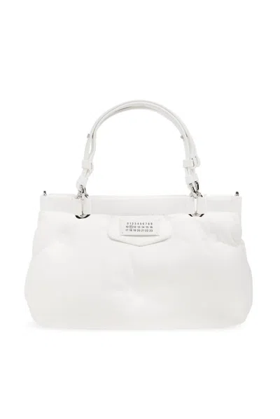 Maison Margiela Glam Slam Small Top Handle Bag In White