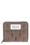 Maison Margiela Small Wallet Featuring Quilted Design In Brown