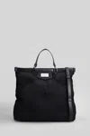 Maison Margiela Glam Slam Tote In Black Polyester In Black