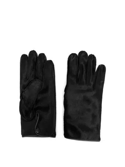 Maison Margiela Gloves In Black
