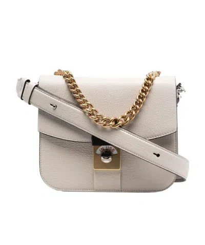 Maison Margiela Goat-skin Shoulder Bag In Light Gray