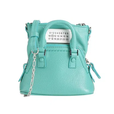 Maison Margiela Goatskin Crossbody Women's Bag In Blue