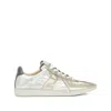 Maison Margiela Replica Sneakers With Metallic Panel Design In Multi