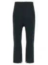 Maison Margiela Distressed Graffiti Joggers Elastic Waistband In Blue