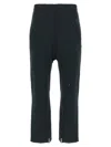 Maison Margiela Distressed Graffiti Joggers Elastic Waistband In Blue