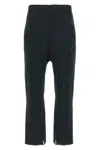 Maison Margiela Distressed Graffiti Joggers Elastic Waistband In Blue