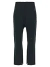 Maison Margiela Distressed Graffiti Joggers Elastic Waistband In Black