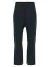 Maison Margiela Distressed Graffiti Joggers Elastic Waistband In Black
