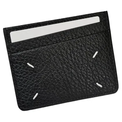 Maison Margiela Grain Leather Cardholder Black