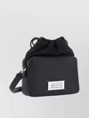 Maison Margiela Grained Leather Panel Bag In Black