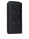 Maison Margiela Grained Leather Zip Wallet In Black