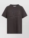 Maison Margiela Graphic Crew Neck Short Sleeve Relaxed T-shirt In Animal Print