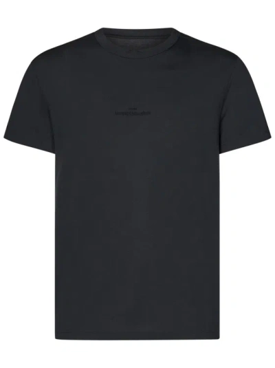 Maison Margiela Graphite Gray Cotton T-shirt In Grey
