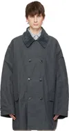 Maison Margiela Cotton Jacket In 855 Charcoal