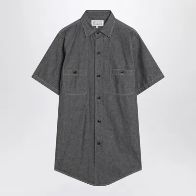 Maison Margiela Buttoned Casual Shirt In Gray