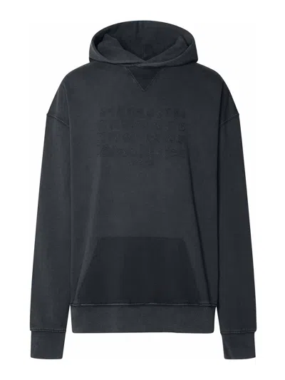 Maison Margiela Gray Cotton Sweatshirt In Blue