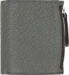 Maison Margiela Gray Flip Flap Small Wallet In Gray