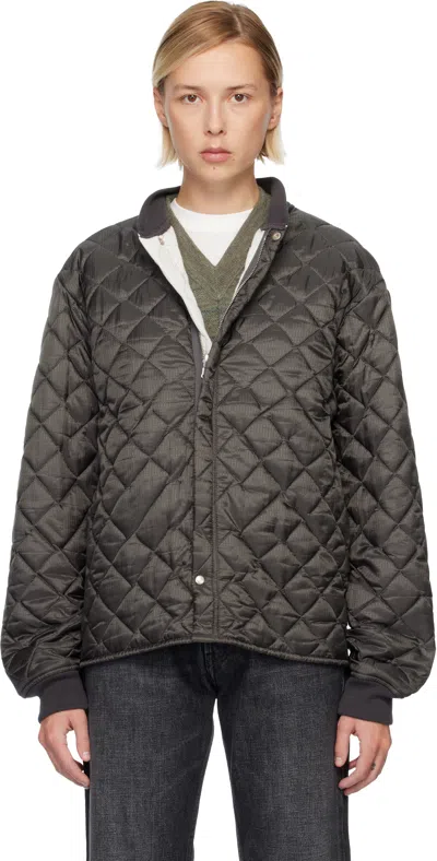 Maison Margiela Gray Quilted Jacket