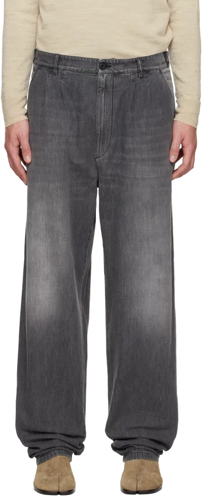 Maison Margiela Gray Straight-leg Jeans