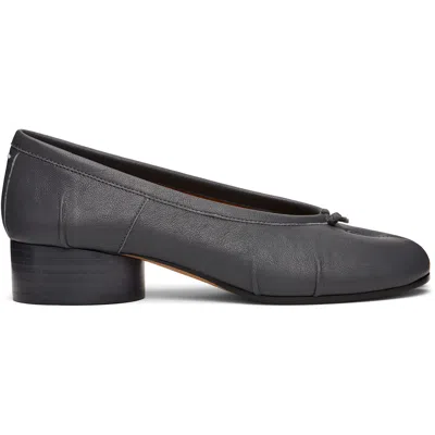 Maison Margiela Gray Tabi Ballerina Heels In T6057 Grey