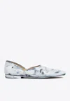 Maison Margiela Bianchetto Grecian Slippers Man Mat Bianchetto In White